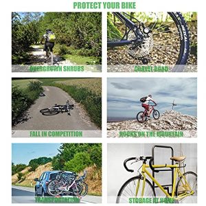 WEI-PASTER Bicycle Protective Stickers -Bike Frame Protection Tape, Protects Bike from Scratches and dings, High Impact Guard Set, Contains Transfer Vinyl and contrapuntal line (Matte)
