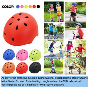Kids Bike Helmet Toddler Helmet Ages 3-8 Years Old Toddler Bike Helmet Girls Boys Bike Helmet Adjustable and Multi-Sport Safety for Cycling Skating Scooter (Red Small)