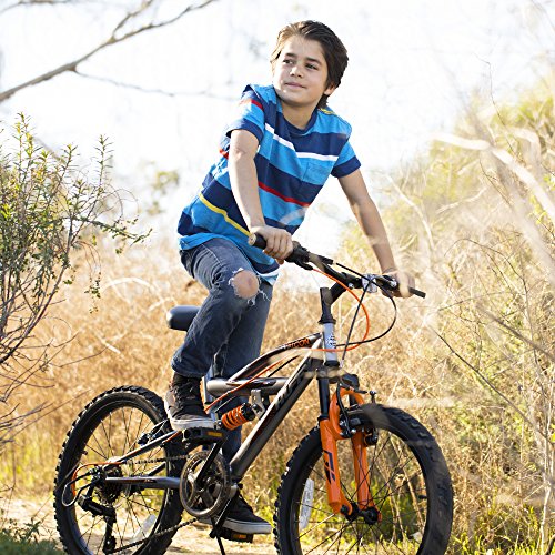 Huffy 20" Kids Dual Suspension Mountain Bike, Quick Assembly Available