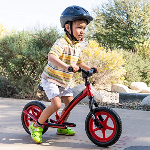 Mobo Explorer Padded Balance Bike. Kids No-Pedal Bicycle, 12” Wheels