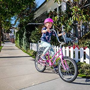 Schwinn Fair Lady Cruiser Bike, 20-Inch Wheels, Pink