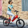 ANCHEER 20'' Electric Bike Commuter E-Bike Electric Bicycle with 36V 10Ah Removable Lithium-Ion Battery, 350W Motor and Professional 6 Speed Gear