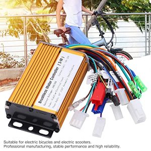 Shanrya 3 Mode Electric Brushless Controller, Professional Design 3 Mode Brushless Motor Controller High Reliability Stable Performance for Electric Scooters(24-36V)