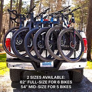 Ride KAC Bike Tailgate Pad for Trucks with 2 Storage Pockets for Tools and Gear, Carry Mountain, Road, Or Gravel Bikes, 54