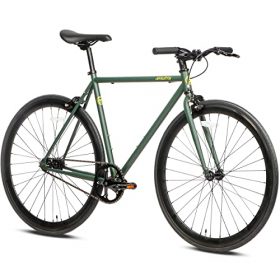 AVASTA BA9002WF54gr-gmmus - Single-Speed Fixed Gear Urban Commuter Bike for Women and Men